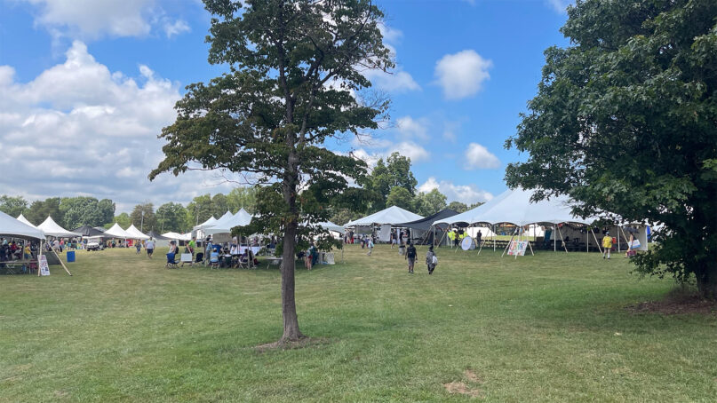 Wild Goose Festival in Harmony, North Carolina, Friday, July 12, 2024. (RNS photo/Ellie Davis)